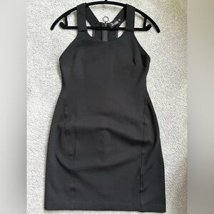 Aritzia Wilfred Free Mini Black Dress